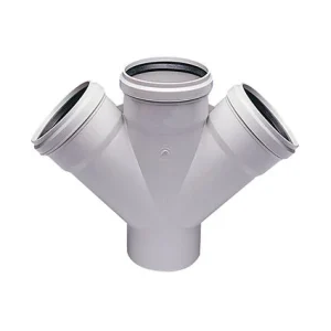 PVC-U Çift Çatal 45˚